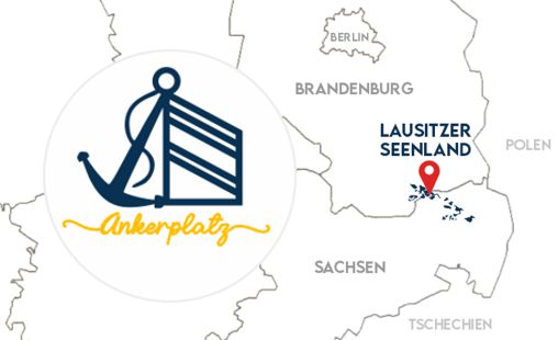 Die Ferienhäuser vom Ankerplatz liegen inmitten des Lausitzer Seenlandes in Klein Partwitz - unweit vom Partwitzer See